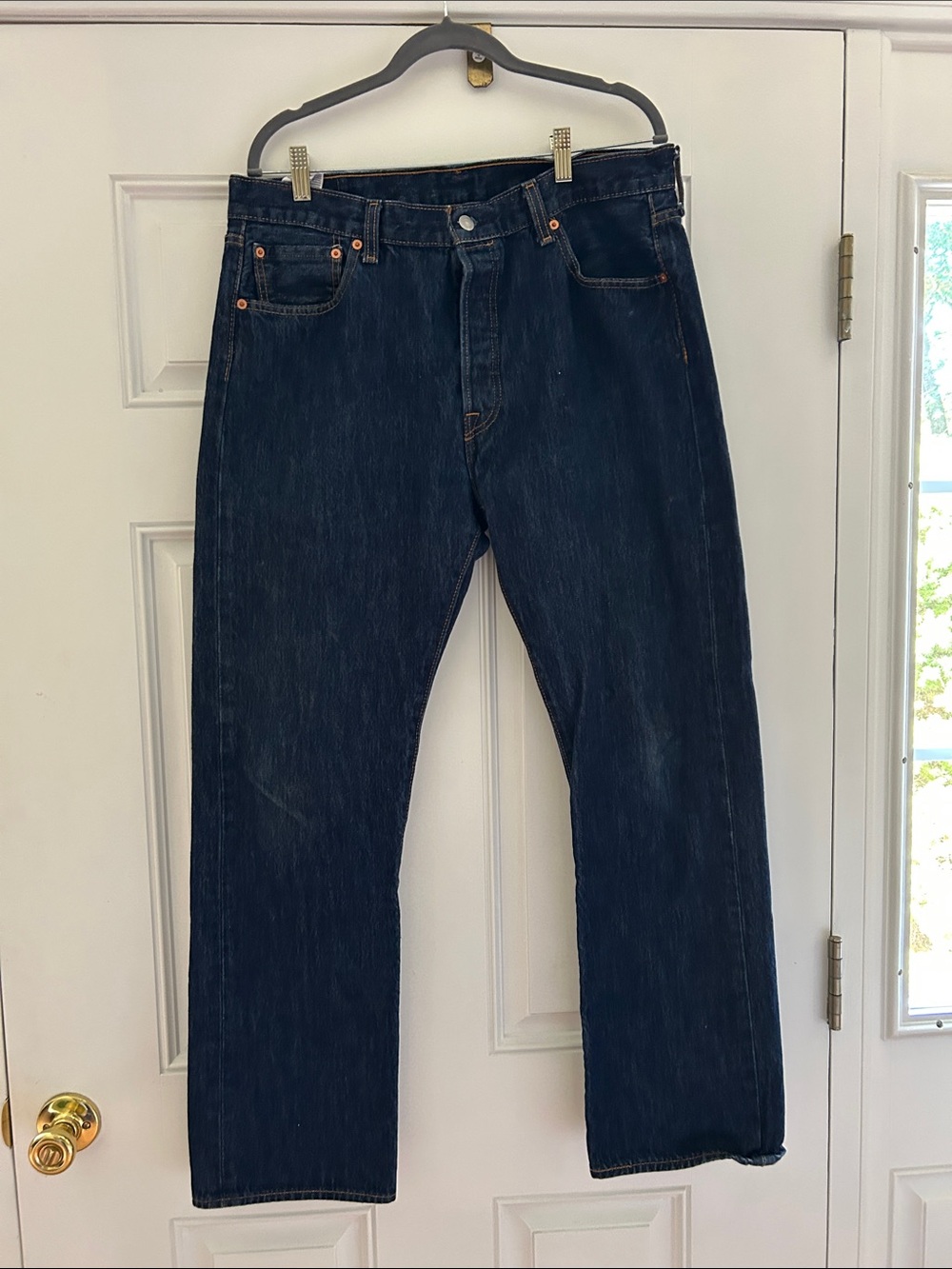Levi's Dark 501 Indigo Straight Men's Jeans